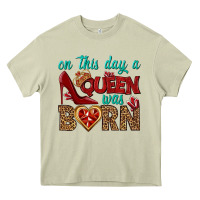 Mossy on this day a queen was born Heavy Core Tee - BundleAndBundleShop