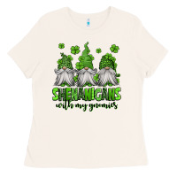 Shenanigans With My Gnomies St Patricks Day Gnomes Ladies Tee | Teevron