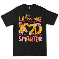 Black little miss 100 days smarter Premium Tee - Artiststas