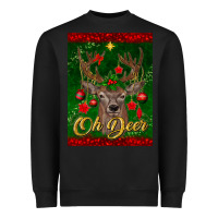Black oh deer car air freshener Heavyweight Sweatshirt - BundleAndBundleShop