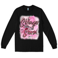 Black stronger than the storm Long Sleeve Tee - CowGirlArtShop
