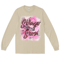Mushroom stronger than the storm Long Sleeve Tee - CowGirlArtShop