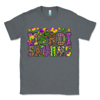 Charcoal Heather Mardi saurus Classic Tee - NancyCooperArtShop