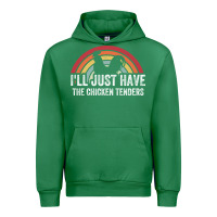 Emerald I'll Just Have The Chicken Tenders Urban Hoodie - lanVoArt