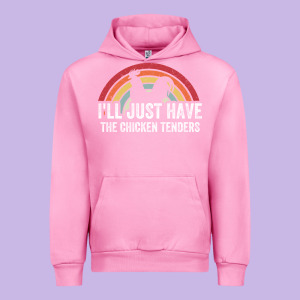 I'll Just Have The Chicken Tenders Urban Hoodie Designed By Lanvoart