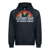 Navy I'll Just Have The Chicken Tenders Urban Hoodie - lanVoArt