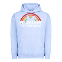 Pigment Grape Ice I'll Just Have The Chicken Tenders Urban Hoodie - lanVoArt