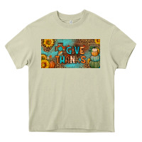 Mossy give thanks license plate Heavy Core Tee - BundleAndBundleShop