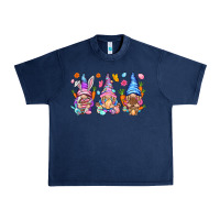 Navy Easter gnomies Easter Day Urban Heavy Tee - HowdyJamesFarm