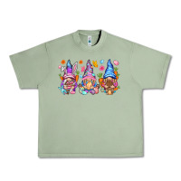 Oil Green Easter gnomies Easter Day Urban Heavy Tee - HowdyJamesFarm