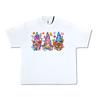 White Easter gnomies Easter Day Urban Heavy Tee - HowdyJamesFarm