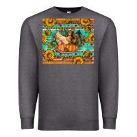 Charcoal Heather Fall coop animals pumpkin Premium Sweatshirt - Artiststas