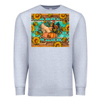 Heather Grey Fall coop animals pumpkin Premium Sweatshirt - Artiststas