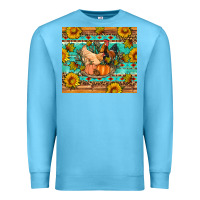 Ocean Blue Fall coop animals pumpkin Premium Sweatshirt - Artiststas