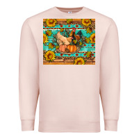 Pale Pink Fall coop animals pumpkin Premium Sweatshirt - Artiststas