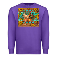 Purple Fall coop animals pumpkin Premium Sweatshirt - Artiststas