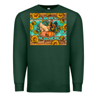 Sports Green Fall coop animals pumpkin Premium Sweatshirt - Artiststas