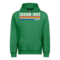 Emerald Vintage 70S 80S Style Squam Lake Nh Urban Hoodie - lanVoArt