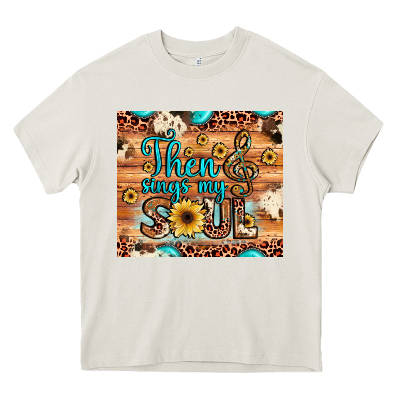 Then Sings My Soul Treble Clef Heavy Core Tee by JahusDesignShop | Teevron