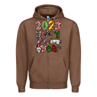 Chestnut 2023 Happy New Year Zipper Hoodie - CowhideDigitalArt