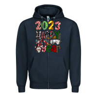 Navy 2023 Happy New Year Zipper Hoodie - CowhideDigitalArt