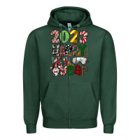 Sports Green 2023 Happy New Year Zipper Hoodie - CowhideDigitalArt