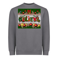 Storm Christmas Believe Heavyweight Sweatshirt - BundleAndBundleShop