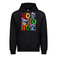 Black ho ho ho stitch Urban Hoodie - AdoDesignShop