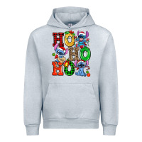 Heather Grey ho ho ho stitch Urban Hoodie - AdoDesignShop
