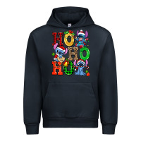 Navy ho ho ho stitch Urban Hoodie - AdoDesignShop