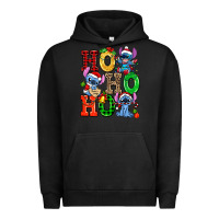 Pigment Black ho ho ho stitch Urban Hoodie - AdoDesignShop