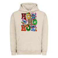 Pigment French Oak ho ho ho stitch Urban Hoodie - AdoDesignShop