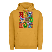 Pigment Peanut Butter ho ho ho stitch Urban Hoodie - AdoDesignShop