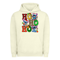 Pigment Pistachio ho ho ho stitch Urban Hoodie - AdoDesignShop