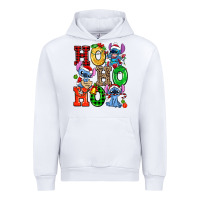 White ho ho ho stitch Urban Hoodie - AdoDesignShop