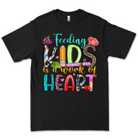 Black feeding kids is a work of heart Premium Tee - Artiststas