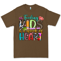 Cacao feeding kids is a work of heart Premium Tee - Artiststas