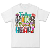 White feeding kids is a work of heart Premium Tee - Artiststas
