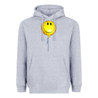 Heather Grey Balloon smile Heavyweight Hoodie - Artiststas