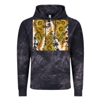 Cloud Black sunflowers with patterns Vintage Hoodie - TumblerDesignByShophia
