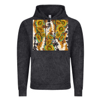 Vintage Artic sunflowers with patterns Vintage Hoodie - TumblerDesignByShophia