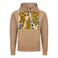 Vintage Coffee sunflowers with patterns Vintage Hoodie - TumblerDesignByShophia