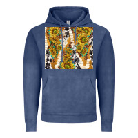 Vintage Denim sunflowers with patterns Vintage Hoodie - TumblerDesignByShophia