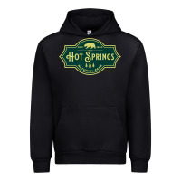 Black Hot Springs National Park Arkansas Nature Bear Hike Outdoors Urban Hoodie - lanVoArt
