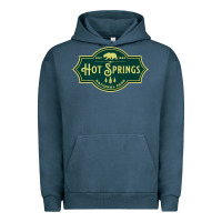 Pigment Midnight Navy Hot Springs National Park Arkansas Nature Bear Hike Outdoors Urban Hoodie - lanVoArt