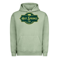 Pigment Oil Green Hot Springs National Park Arkansas Nature Bear Hike Outdoors Urban Hoodie - lanVoArt
