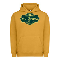 Pigment Peanut Butter Hot Springs National Park Arkansas Nature Bear Hike Outdoors Urban Hoodie - lanVoArt
