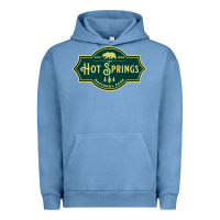 Pigment Pebble Blue Hot Springs National Park Arkansas Nature Bear Hike Outdoors Urban Hoodie - lanVoArt