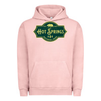 Pigment Salmon Hot Springs National Park Arkansas Nature Bear Hike Outdoors Urban Hoodie - lanVoArt