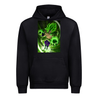 Black legendary broly supersaiyajin poster travel Urban Hoodie - lanVoArt